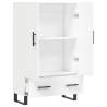 Stylish Highboard White - Modern Storage Solution | HipoMarket