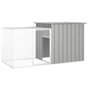 Galvanised Steel Chicken Cage - 200x91x100 cm | HipoMarket