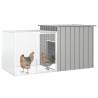 Galvanised Steel Chicken Cage - 200x91x100 cm | HipoMarket