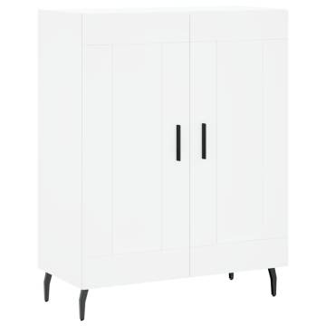 Stylish Highboard White 69.5x34x180 cm - Hipomarket