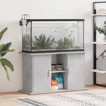 Aquarium Stand Concrete Grey 101x41x58 cm - Stylish & Durable