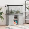 Aquarium Stand Concrete Grey 101x41x58 cm Engineered Wood Colour concrete grey Size 101 x 41 x 58 cm 