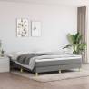 Box Spring Bed Frame Dark Grey 180x200 cm Super King Fabric Colour dark grey Size 6ft super king size Height 25 cm 