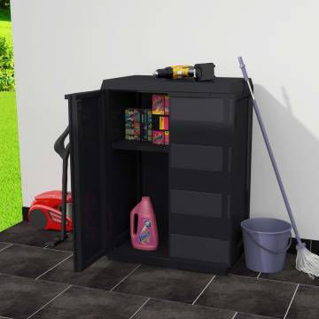 Garden Storage Cabinet with Shelf - Durable & Stylish