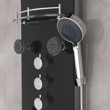 EISL KARIBIK Black Shower Panel with Mixer | Stylish Bathroom Upgrade