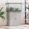 Aquarium Stand Grey Sonoma 81x36x73 cm Engineered Wood Colour grey sonoma Size 81 x 36 x 73 cm 