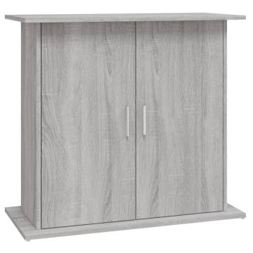 Aquarium Stand Grey Sonoma 81x36x73 cm | Hipomarket UK