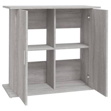 Aquarium Stand Grey Sonoma 81x36x73 cm | Hipomarket UK