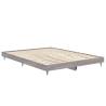 Bed Frame Grey Sonoma 135x190 cm Double - Durable & Stylish