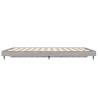 Bed Frame Grey Sonoma 135x190 cm Double - Durable & Stylish