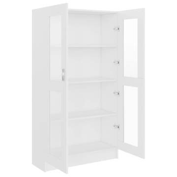 Vitrine Cabinet White 82.5x30.5x150 cm - Stylish Storage Solution