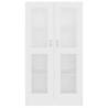 Vitrine Cabinet White 82.5x30.5x150 cm - Stylish Storage Solution