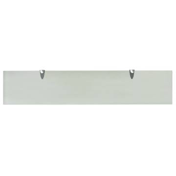 Floating Glass Shelves 100x20 cm - 2 pcs | Stylish Storage