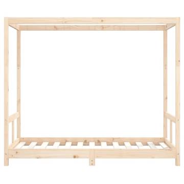 Kids Bed Frame 80x160 cm Solid Pine | Stylish & Functional