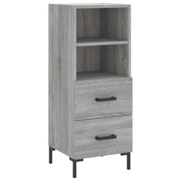 Modern Grey Sonoma Sideboard - Stylish & Durable Storage