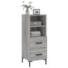 Modern Grey Sonoma Sideboard - Stylish & Durable Storage