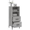 Modern Grey Sonoma Sideboard - Stylish & Durable Storage