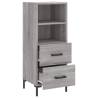 Modern Grey Sonoma Sideboard - Stylish & Durable Storage