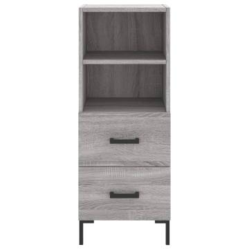 Modern Grey Sonoma Sideboard - Stylish & Durable Storage