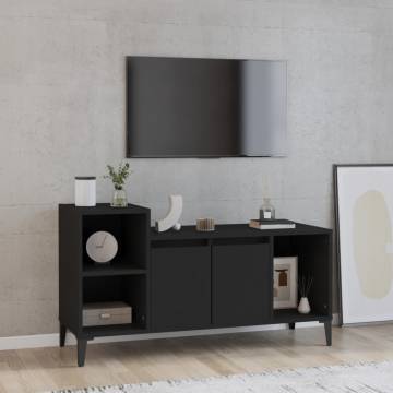 Elegant Black TV Cabinet - 100x35x55 cm | HipoMarket