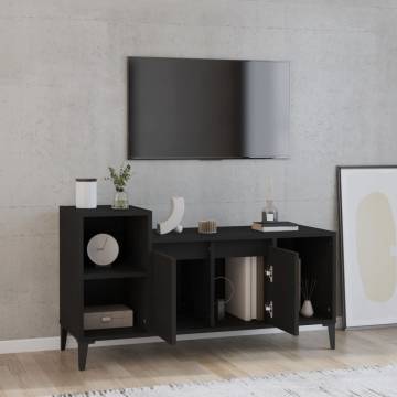 Elegant Black TV Cabinet - 100x35x55 cm | HipoMarket