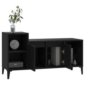 Elegant Black TV Cabinet - 100x35x55 cm | HipoMarket