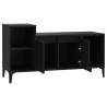 Elegant Black TV Cabinet - 100x35x55 cm | HipoMarket