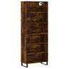 Stylish Highboard in Smoked Oak | Durable Engineered Wood