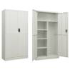 Locker Cabinet Light Grey 90x40x180 cm Steel Colour light grey Quantity in Package 1 