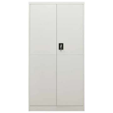 Locker Cabinet Light Grey 90x40x180 cm Steel - Stylish Storage