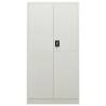 Locker Cabinet Light Grey 90x40x180 cm Steel - Stylish Storage