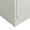 Locker Cabinet Light Grey 90x40x180 cm Steel - Stylish Storage