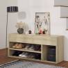 Shoe Bench Sonoma Oak 105x30x45 cm Engineered Wood Colour sonoma oak Quantity in Package 1 Number of Number of shelves 