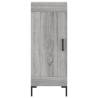 Stylish Highboard Grey Sonoma - 34.5x34x180 cm