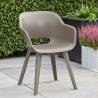 Keter Akola Outdoor Chairs - 2 pcs Cappuccino | Hipomarket