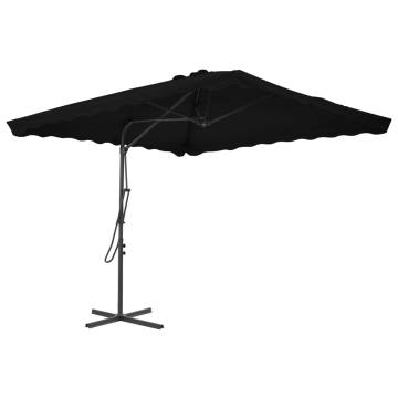 Elegant Outdoor Parasol with Steel Pole - 250x250 cm