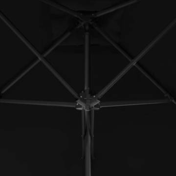 Elegant Outdoor Parasol with Steel Pole - 250x250 cm