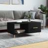 Coffee Table Black 90x50x40 cm Engineered Wood Colour black Quantity in Package 1 