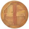 Table Top Solid Teak Wood Round | 40 cm Diameter