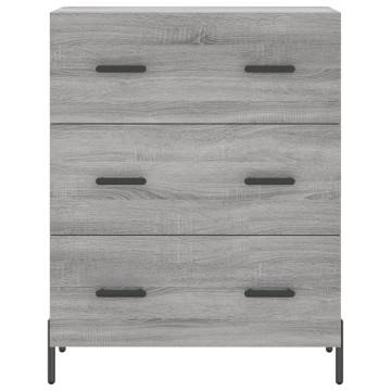 Highboard Grey Sonoma 69.5x34x180 cm - Stylish Storage Solution