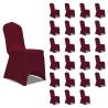 Chair Cover Stretch Burgundy 24 pcs Colour burgundy Quantity in Package 24 