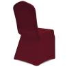 Stretch Burgundy Chair Covers - 24 pcs for Events | Hipomarket