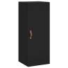 Stylish Highboard Black 34.5x34x180 cm | Hipomarket UK