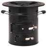 Camping Wood Stove - Black Steel for Outdoor Cooking