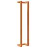 Towel Rack Wax Brown - Stylish Solid Wood Pine Bathroom Storage