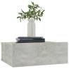 Floating Nightstands 2 pcs - Concrete Grey | Hipomarket UK