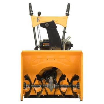 Powerful 6.5 HP Yellow & Black Snow Thrower | Hipomarket