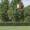 Ireland Flag and Pole 5.55m Aluminium - Eye-Catching Set