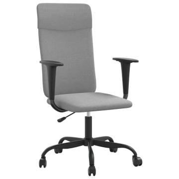 Light Grey Fabric Office Chair | Comfort & Style