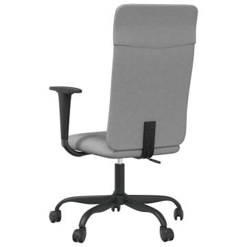 Light Grey Fabric Office Chair | Comfort & Style